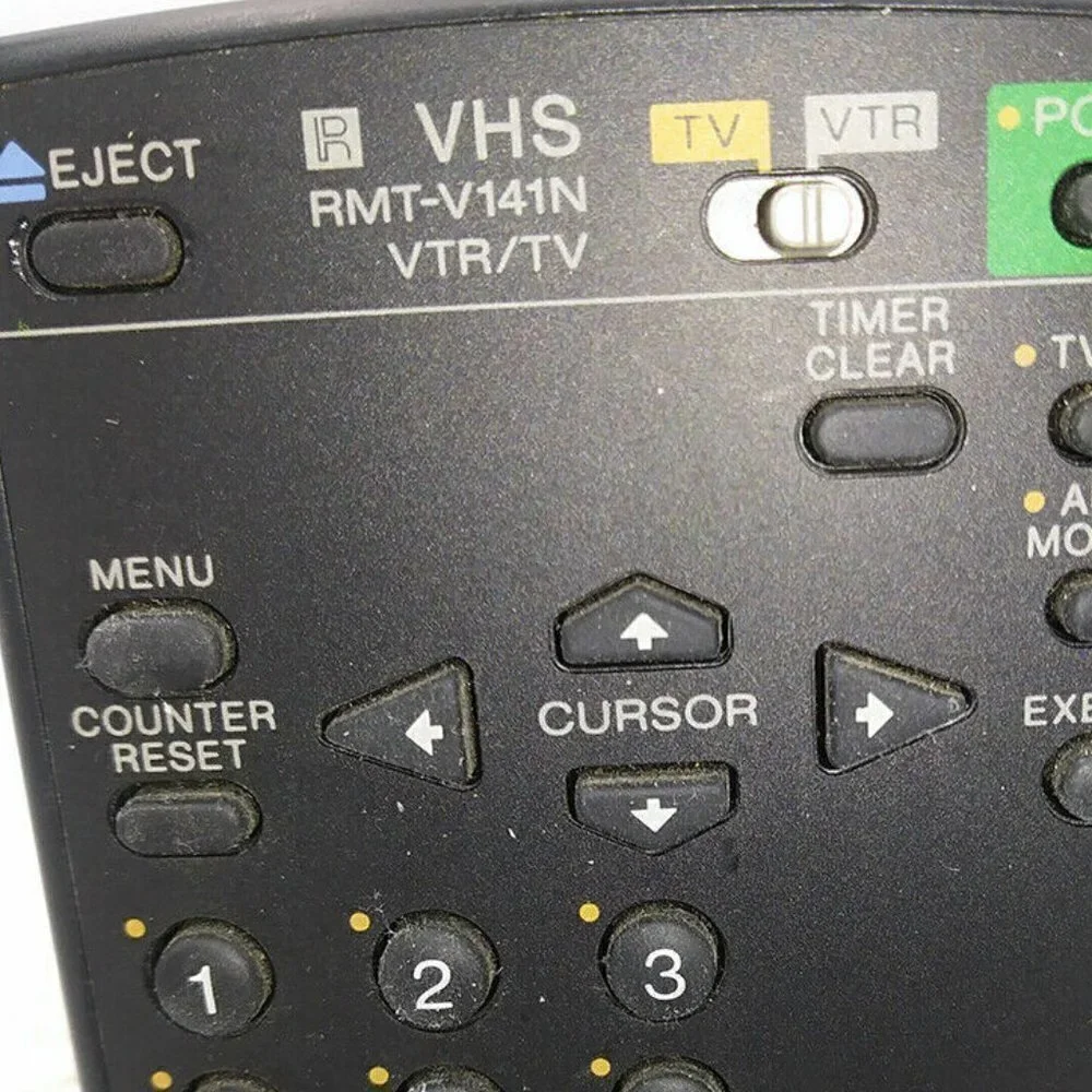Sony Remote - VHS - RMT-V141N, VTR/TV - Tested. Works.